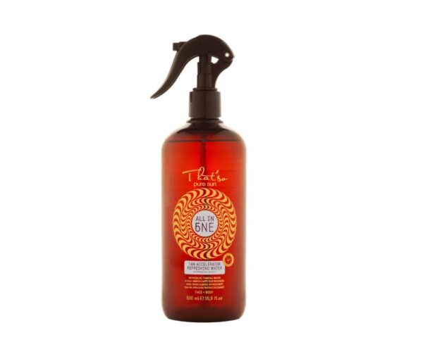 All in one tan accellerator refreshing water 500ml